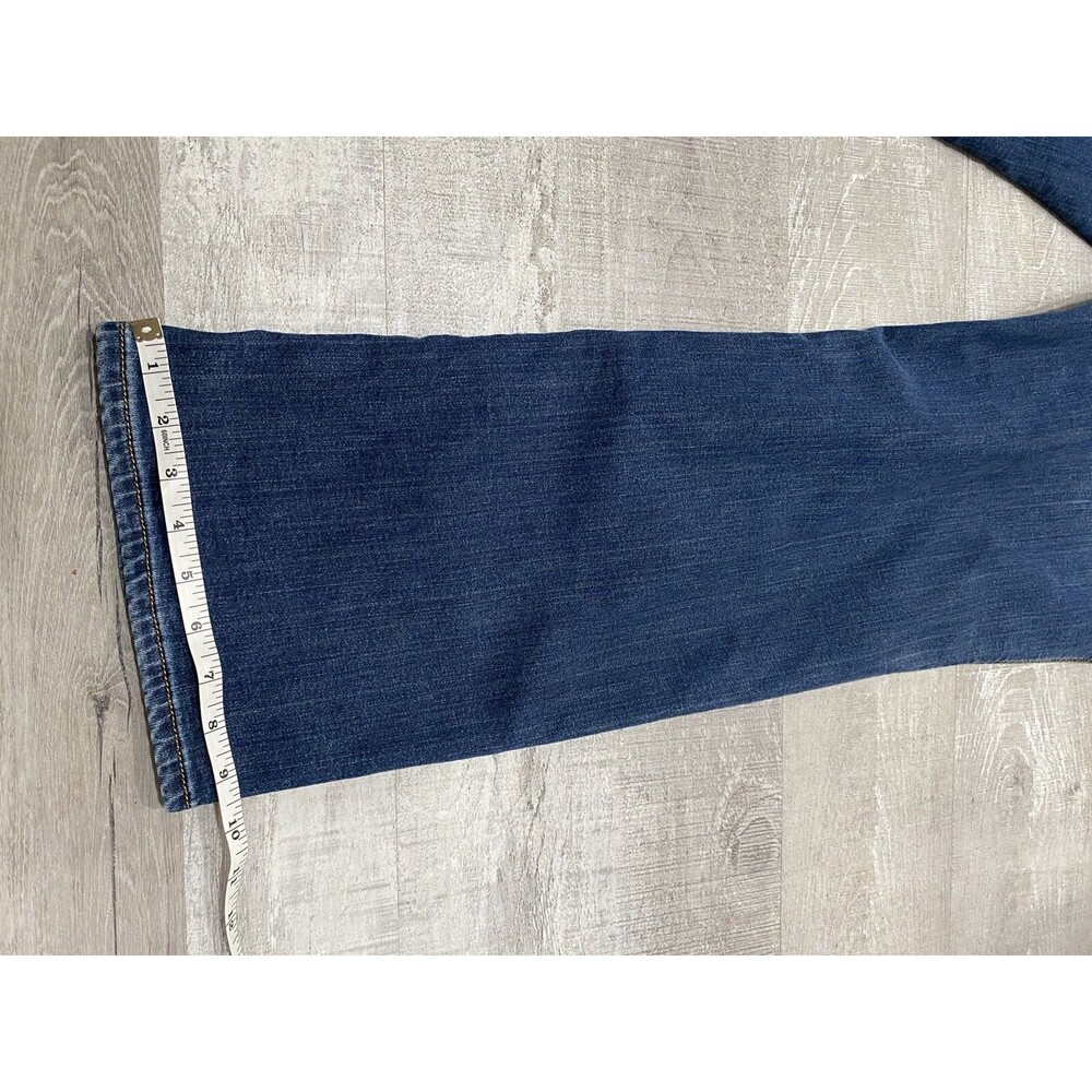 Carhartt Women's Boone Flannel Lined Blue Jeans Regular Relaxed Fit Size 14 - Picture 6 of 9